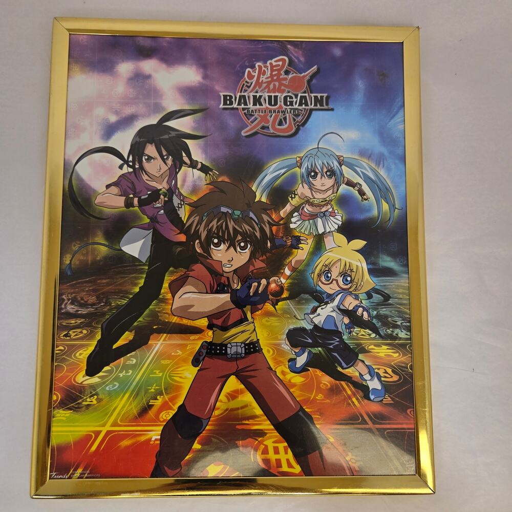 Bakugan Battle Brawlers amimae poster framed